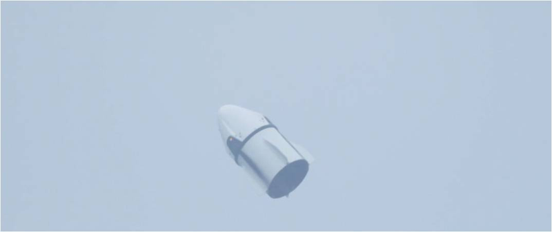Illustration for article titled SpaceX realiza con éxito el primer vuelo de prueba de la nueva Dragon